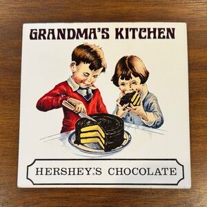“Grandma’s Kitchen” Ceramic Tile — Hershey’s Chocolate